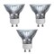3Pk - Philips 50w MR16 GU10 Flood 25 2800K Dimmable Halogen Bulb